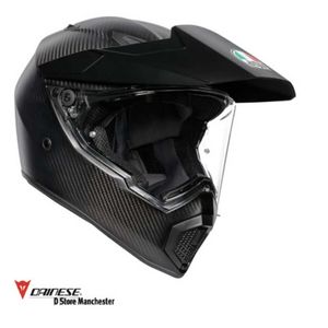 Helmets Moto AGV Full Face Crash Helmet AX9 Matt Carbon Dual Sport Touring Urban Helmet S WN-6TSM