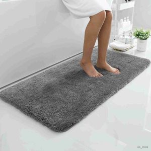Tapetes macio banheiro tapete de pelúcia absorvente rápido seco banho tapete de chuveiro decoração de piso antiderrapante sala de estar quarto tapete