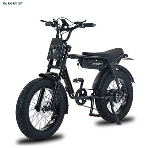 20 tum 2023 Electric Bike for Women 750W 1500W Electric Bicycle Fatbike med 18Ah litiumbatteriets vägstrand motorcykel för man