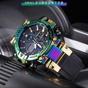 Huaqiangbei Immortal Bird Blue Phoenix Limited Rainbow Electronic Watch Mężczyzna Student High-end Sports Waterproof Watch Huoqilin