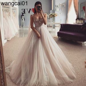 Party Dresses Sexy Crystals Wedding Dresses Vestidos de Noiva 2021 Princess Bride Dress Church Beach Wedding Gowns Custom Made 0408H23