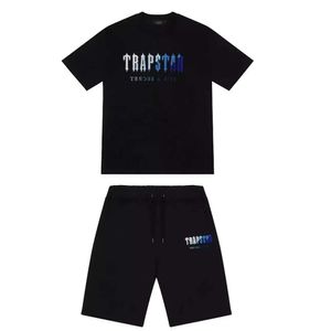 202 MENS TRAPSTAR T SHIRT KRÓTKI SURPRINE CHenille Tracksuit Black Cotton London Streetwear S-2xl