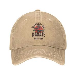 Caps Chapéus vintage miyagi Inspirado Karate Kid Baseball Cot Cotton For Men Mulheres respiráveis ​​japoneses kung fu cobra kai hat hat sports w0408