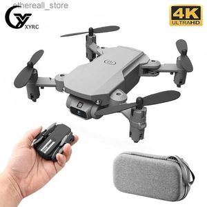 Droni XYRC 2023 Nuovo Mini Drone 4K 1080P Telecamera HD WiFi Fpv Pressione dell'aria Mantenimento dell'altitudine Quadcopter pieghevole nero e grigio RC Dron Toy Q231108