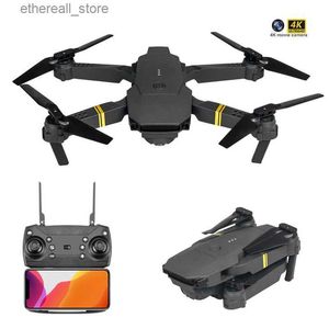 Drönare E58 DRONE 4K Profesional WiFi FPV med vidvinkel RC Quadcopter med kamerafotografering Hållt läge Fällbara arm mini drönare Q231108