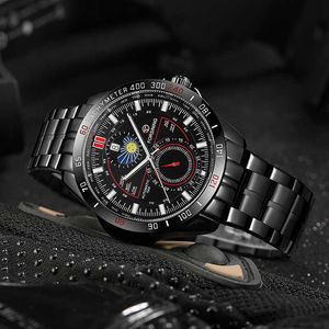 Wristwatches Forsining Men's Mechanical Watch Man Bracelet Automatic Clockwork Waterproof Watches Male Luxury Moonphase Clock For Men Gi