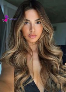 Destaque peruca marrom cabelo humano sem cola perucas de cabelo humano para preto feminino 150 densidade peruca dianteira do laço cabelo brasileiro peruca onda do corpo