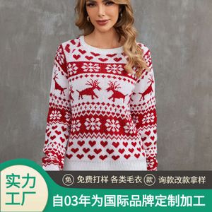 Noel Sweatersweater Kış Örgü Yuvarlak Boyun Külot Kazak