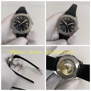 Relógio masculino automático de 3 cores com foto real 5167A preto azul verde mostrador pulseira de borracha de aço inoxidável 5168G Sport Asia Cal.324 S C relógios mecânicos