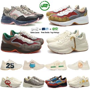 Designer ryton sko män kvinnor casual skor rhyton sneaker läpp sport tjocka suled män kvinnor tecknad bokstäver tjock soleg familj beige kamel utomhus 36-44