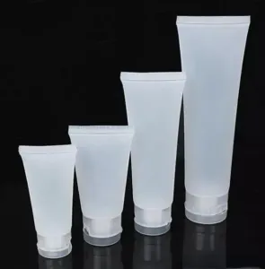 Großhandel 15 ml, 20 ml, 30 ml, 50 ml, 100 ml, gefrostete Plastikflasche, wiederverwendbar, leer, kosmetische, weiche Röhrchen, Behälter, Schraubverschluss, Lotion, Shampoo, Quetschflasche