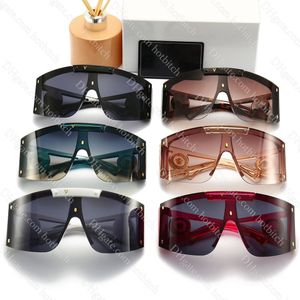 Мода Big Rame Солнцезащитные очки мужчины, управляющие очками, дизайнерские женщины с цветочной печатью солнечные очки с коробкой