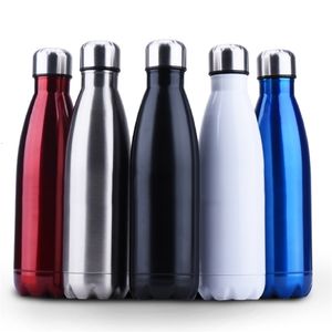 Bottiglie d'acqua 350/500/750/1000 ml bottiglia thermos in acciaio inossidabile a doppia parete bottiglia thermos sportiva mantiene il freddo e l'isolamento sottovuoto230407