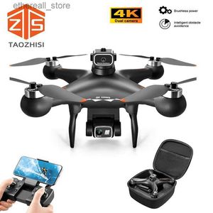 Drones New S116 MAX RC Quadcopter Profissional Obstacle Avoidance Drone Dual Camera 4K Optical Flow Brushless Motor Dron Helicopter Toy Q231108