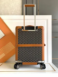 Bourget PM trolley excelente bagagem de viagem feita à mão com rodas de 360 ​​graus tronco malas cabine de ar embarque em malas