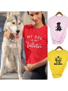 Camisetas femininas cachorro é minha camiseta de camiseta feminina para femininos de manga curta Mã