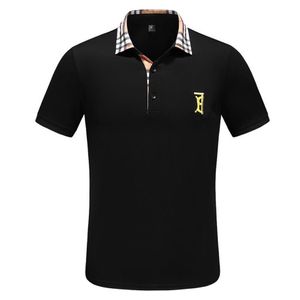 Luksusowe męskie projektant Polo T Shirt Summer Modna oddychająca krótko-rękawowa klapa Casual Top M-3XL261M