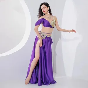 Scene Wear Women Egyptian Belly Dane Set Popsong Performance Oriental Dance Outfit Group Competition Costumes With SemeVes