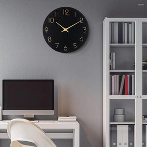 Wall Clocks Hanging 10 Inch Digital Clock With Hook Non-ticking Silent Living Room Decoration Household Decor