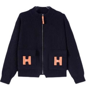 h1068 럭셔리 스웨터 여성 긴 소매 카디건 디자이너 스웨터 여성