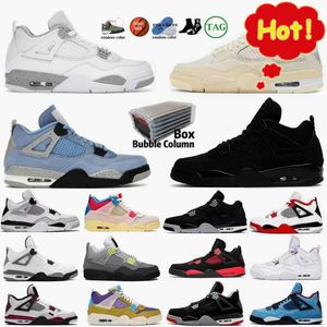 S 4S OK Military Black Basketball Shoes Men Women Sail 4 Infrared University Blue Black Cat Fire Red Royalty Neon Dark Mocha Pine Green Outdoor Trainer