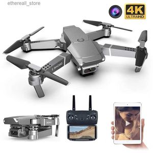 Drones Drone 4k Profesional Wide Angle 4K WIFI Drones Video Live Recording Quadcopter Q231108