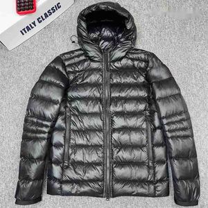 Canda Goose Jacket Men's Down Parkas mackages puffer jacket Men Black Crofton Lightweight Designer Coat Recycled Nylon-ripstop Hooded Goose jacket jj15