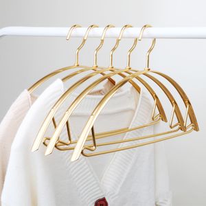 Kleiderbügel Racks 5-teiliger schulterfreier Etikettenaufhänger Aluminiumlegierung Heimverkauf platzsparend geeignet für Pullover Jacken Hosen Hemden 230408