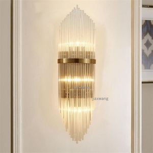 Lampy ścienne nowoczesne luksusowe bułeczki sypialnia światło krystaliczne krystaliczne kinkiety oświetlenie nordyckie dekoracje obok lampy kuchennej