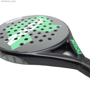 Tenis Raketleri Tenis Padel Raket Tam Karbon Fiber Yüzey Yüksek Denge Padel Padd Q231109