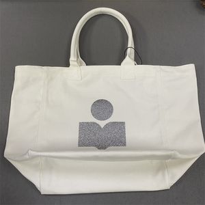 أكياس Mar Brand Canvas حقيبة تسوق غير رسمية تتأرجح Beank Label Bag