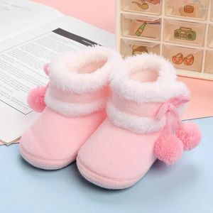 Buty Zimowe urodzone dziewczynki Princess First Walkers miękki podeszwy niemowlę maluch dzieci chłopcy buty buty wygodne