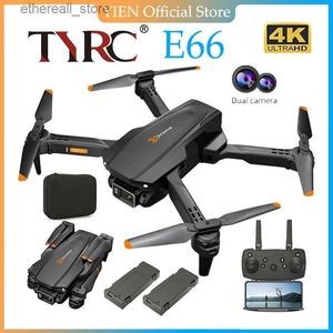 Drönare Tyrc XK E66 Drone Professional HD Camera Hinder Undvikande Aerial Photography Brushless Folding Quadcopter Toys Gifts 2023 Ny Q231107