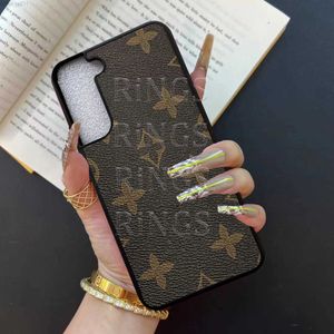 Phone Beautiful Cases S21 S22 S23 Ultra Plus Samsung Galaxy Luxury Brand Leather Purse High Qulity S10 S 10 20 21 22 23 Note10 Note20 Case with Box Man Woman 820