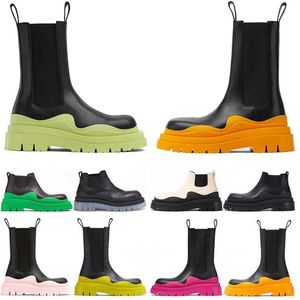 2023 Reifen Damen Designer Stiefel Chelsea Overknee Stiefel Herren Damen Og Motorrad Ankle Half Anti-Rutsch-Plattform Winter Warm Schnee Booties Schuhe Größe 35-44