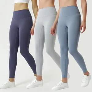 Active Pants With Logo High Quality Yoga Leggings Naked Sensation Waisted Stretch Sports Gym Tight Hip Lifting Running Fitness