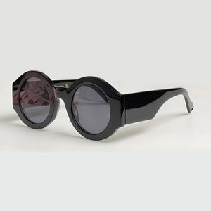 Übergroße runde klobige Sonnenbrille für Damen Herren 0629 Großer Rahmen Schwarz Dunkelgrau Sunnies Designer-Sonnenbrille Sonnenbrille Shades UV400 Eyewear mit Box