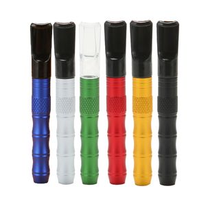 Handgefertigte Mini-Rauchpfeifen One Hitter Pfeife Tabak Trockenkraut Abnehmbare tragbare Taschenhandpfeife