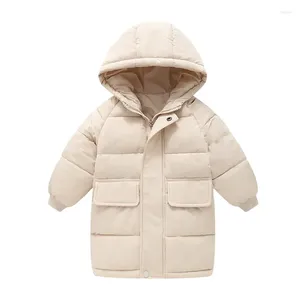 Down Coat Children's Jacket Girls 'Mid Length Boys' Over Kne Big and Small Babies 'Fashion Trend