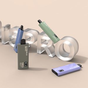 ELFWORLD Digital Box Disponible Vape Kit 12000 Puffs Mesh Coil uppladdningsbara penna förångare 12K Puff E Cigaretter