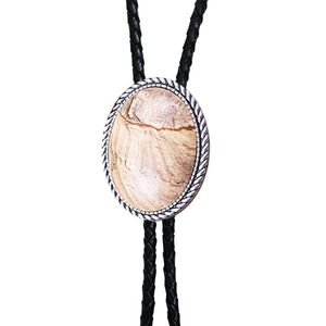 Anhänger Halsketten Stil Sanded Gem Bolo Tie Aborigine Männer und Frauen Kragen Seil