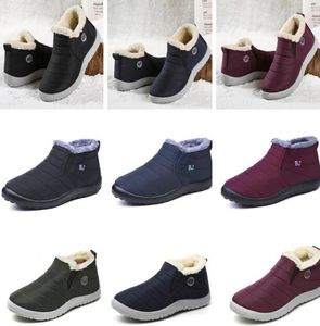 Designer Herren Stiefel Wasserdichte Winterschuhe Für Männer Slip On Stiefeletten Warm Halten Schnee Botas Hombre Winter Stiefel Mit Kostenloser Versand Botins