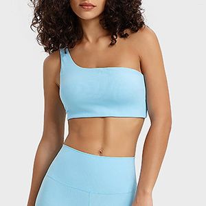 Abbigliamento da yoga Donna Personalità Tracolla Intimo sportivo Tipo goccia d'acqua Ssexy Back Earthquake Reggiseni push up imbottiti