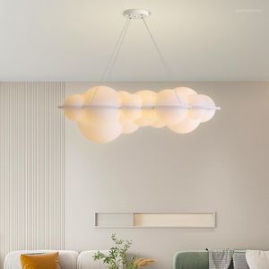 Kolye lambaları Modern Bulutlar Led Işıklar Salon Designer Pe Hanglamp Oturma Odası Dekorasyon Kişilik Yatak Odası Ev Aydınlatma