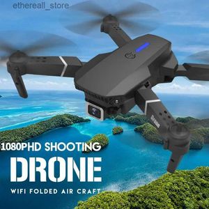 Drones E88 Mini Drone Professional HD Camera Obstacle Avoidance Aerial Photography Brushless Folding Quadcopter Toys Gifts New Q231108