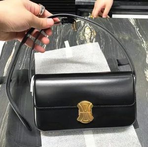 Busta baguette Borsa a tracolla con patta Borsa da donna di lusso da uomo Borse firmate classica borsa a tracolla Borsa da viaggio piccola quadrata in vera pelle