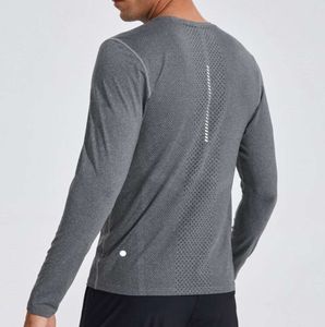 男性luヨガ衣装スポーツ長袖Tシャツメンズスポーツスタイルシャツトレーニングフィットネス服弾性クイックドライスポーツウェアトッププラスサイズ5xlレジャーAtmspherrter4