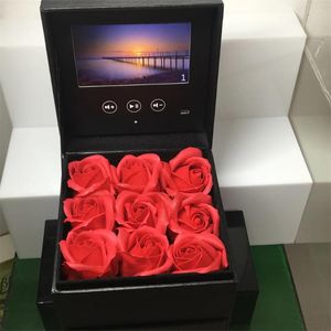 Partyzubehör, unvergessliche LCD-Video-Geschenkbox zum Verkauf, 4,3-Zoll-R-Wrapping-Bildschirm, personalisierbar, um zu überraschen