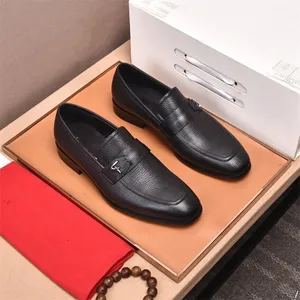 F6/4ODEL Herren Lederschuhe Glänzende Business-Leder-Designer-Kleidschuhe Herrenmode Formaler Freizeitschuh Große Größe Slip-On Hochzeitsschuhe