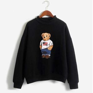USA: s storlek Polo Bear Red Hoodie Mens Wholesale Plus Size Clothing Sweatshirt Tracksuits Shirts Män Long Hermes 20ng